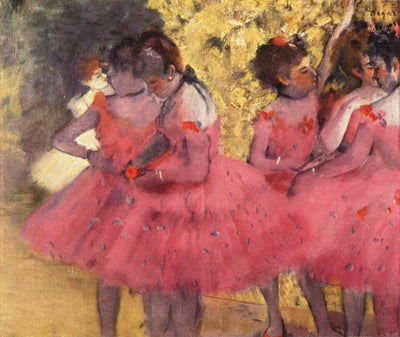 The Pink Dancers, Before the Ballet in apartment