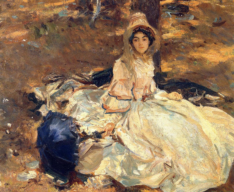 The Pink Dress by John Singer Sargent — Oil Painting Reproduction