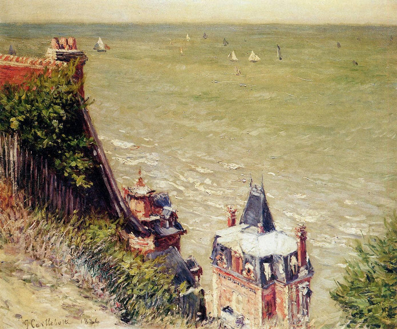 The Pink Villa at Trouville by Gustave Caillebotte — Oil Painting Reproduction