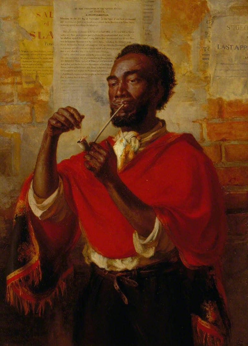 The Pipe of Freedom by Thomas Stuart Smith — Oil Painting Reproduction