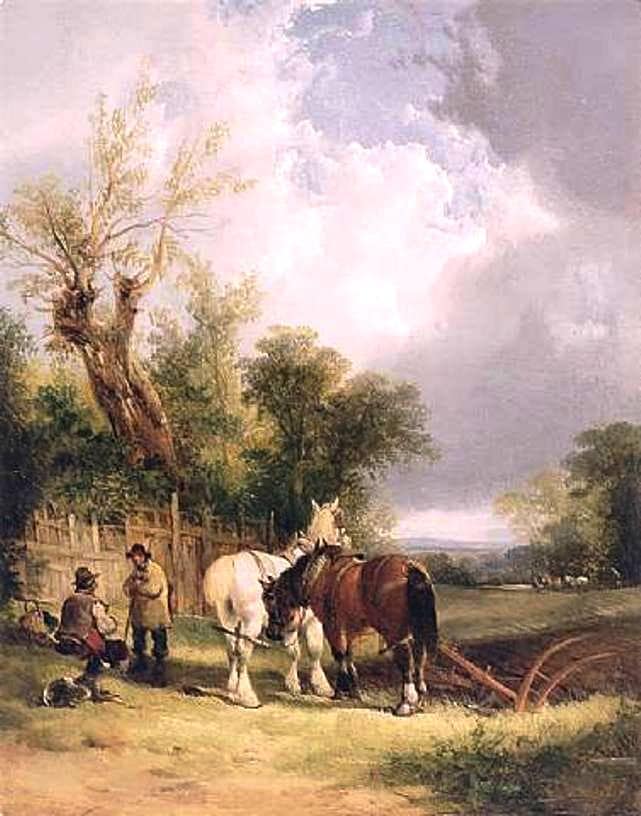 The Ploughman's Rest by William Shayer — Oil Painting Reproduction