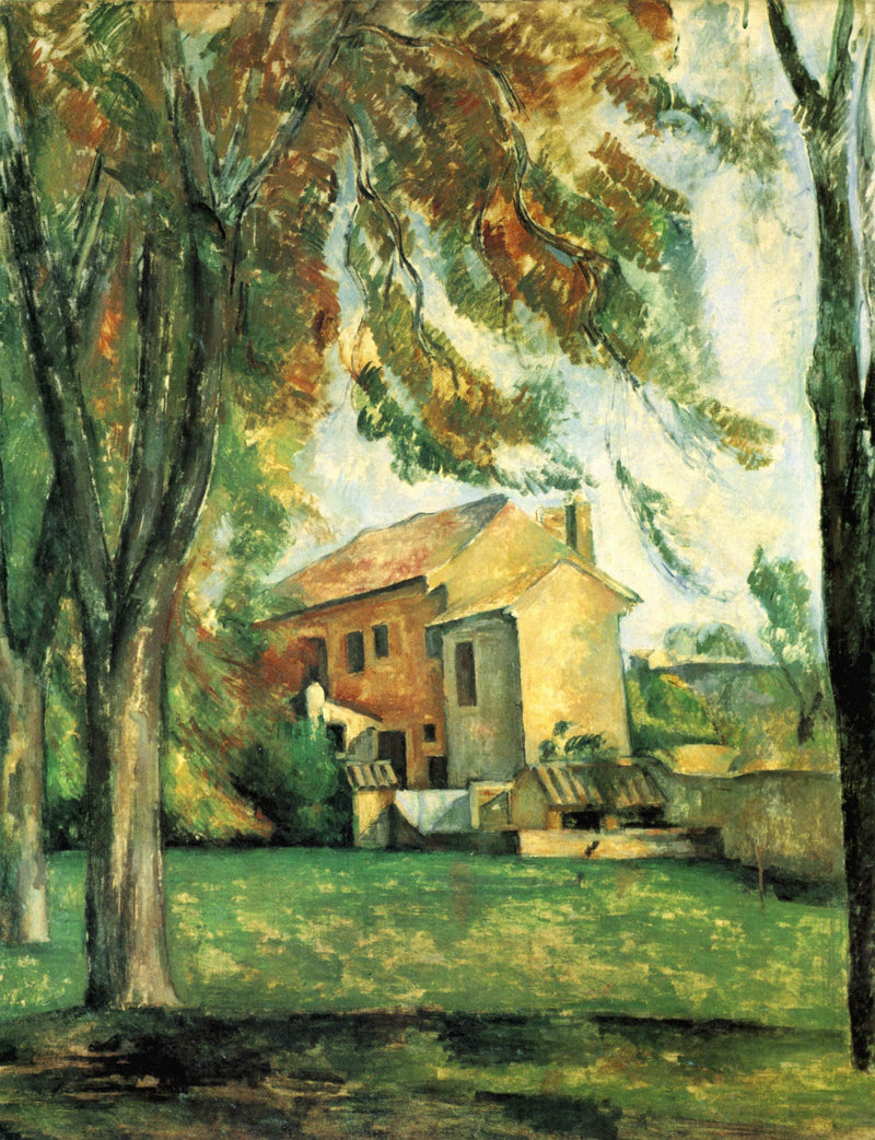 The pond of the Jas de Bouffan by Paul Cezanne — Oil Painting Reproduction