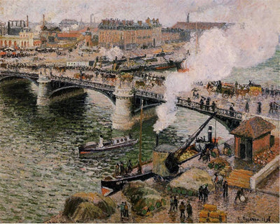 The Pont Boieldieu, Rouen, Damp Weather in living room