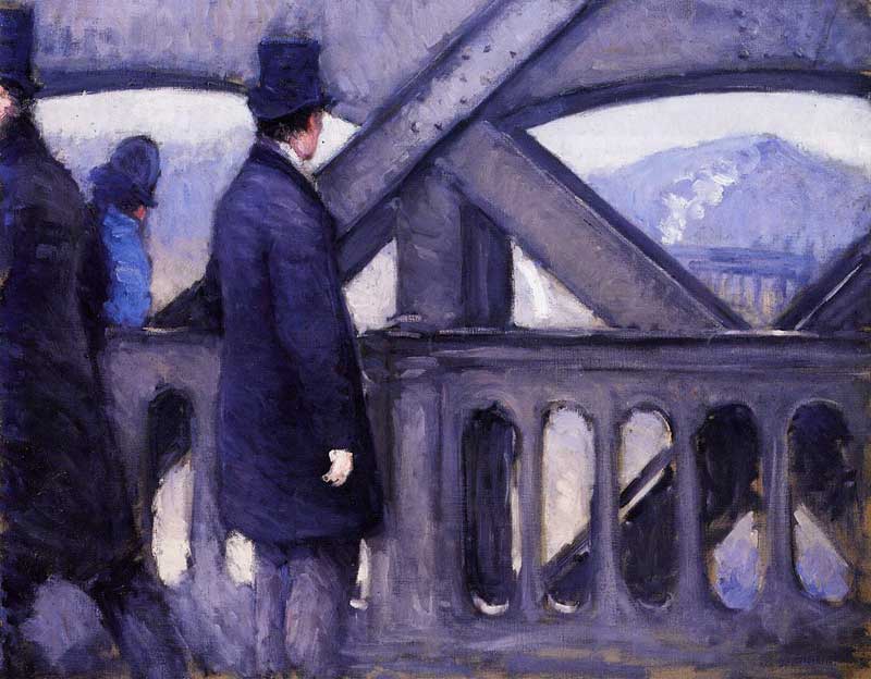 The Pont de Europe (study) by Gustave Caillebotte — Oil Painting Reproduction
