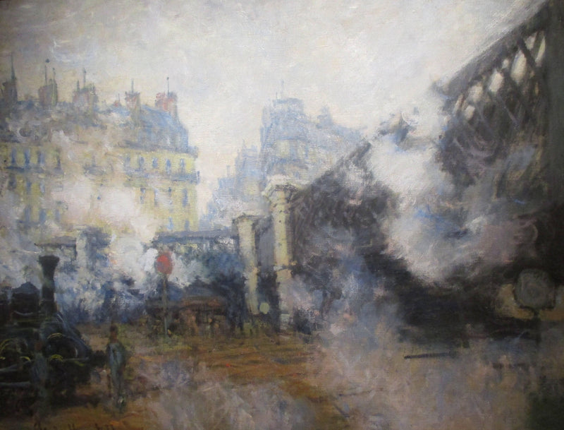 The Pont de l'Europe, Gare Saint-Lazare by Claude Monet — Oil Painting Reproduction