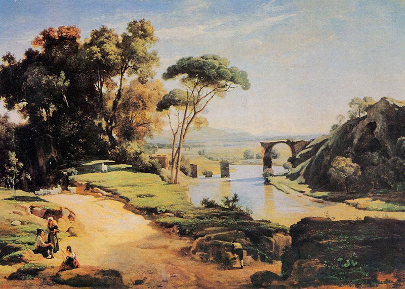 The Pont de Narni by Camille Corot — Oil Painting Reproduction