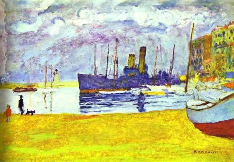 The Port of Cannes by Pierre Bonnard — Oil Painting Reproduction