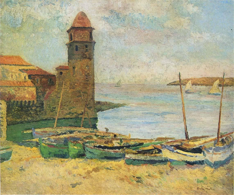 The Port of Collioure by Henri Martin — Oil Painting Reproduction