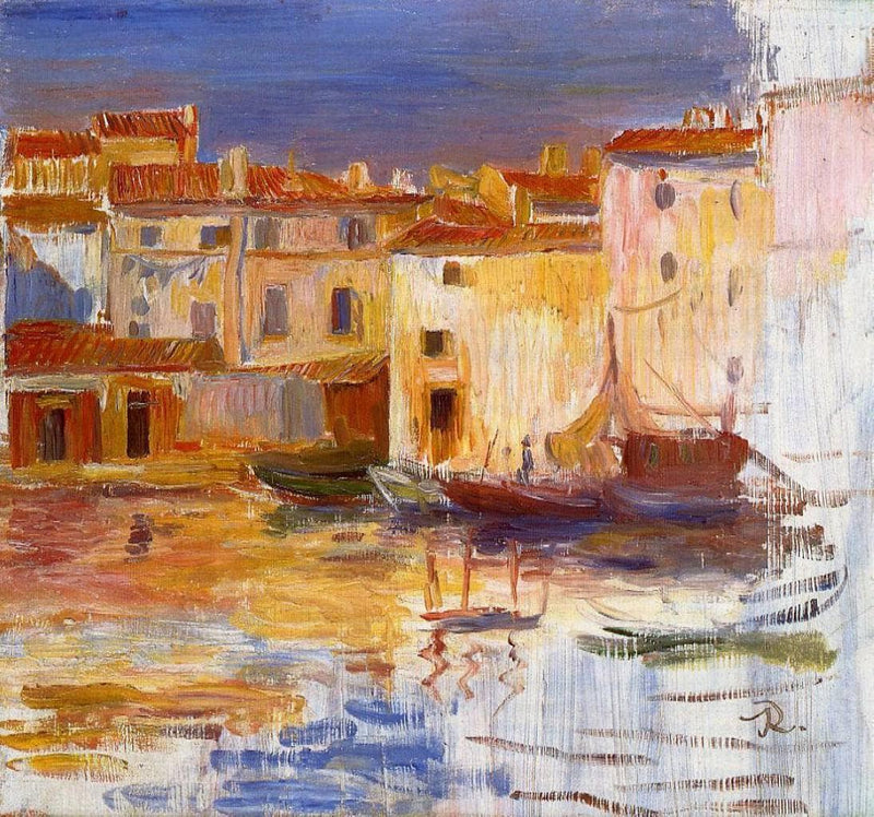 The Port of Martigues by Pierre-Auguste Renoir — Oil Painting Reproduction
