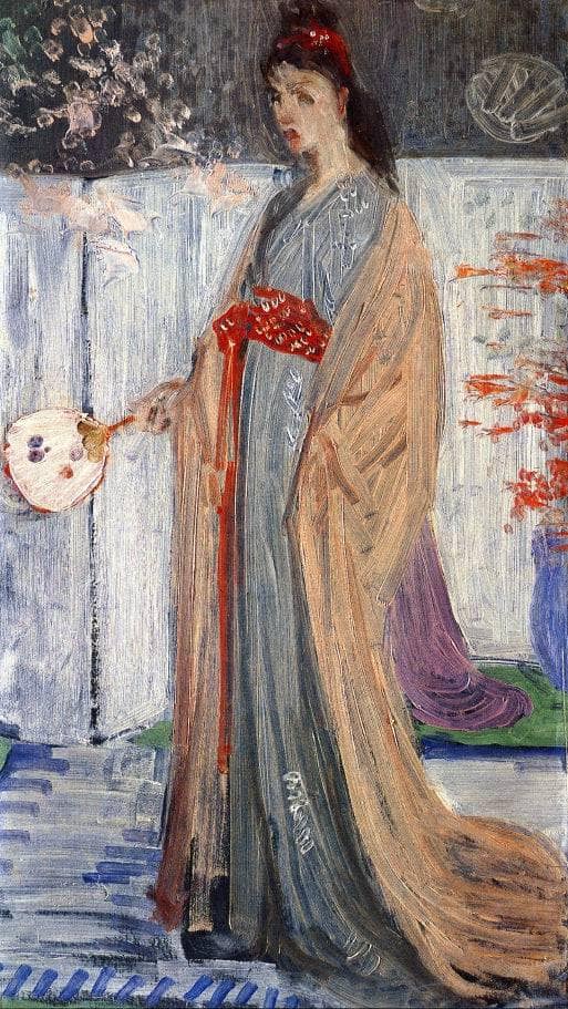 The Princess from the Land of Porcelain by James McNeill Whistler — Oil Painting Reproduction