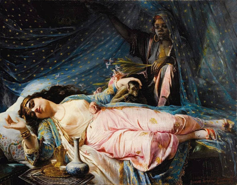 The Princess Nazili Hanum by Elisabeth Jerichau-Baumann — Oil Painting Reproduction