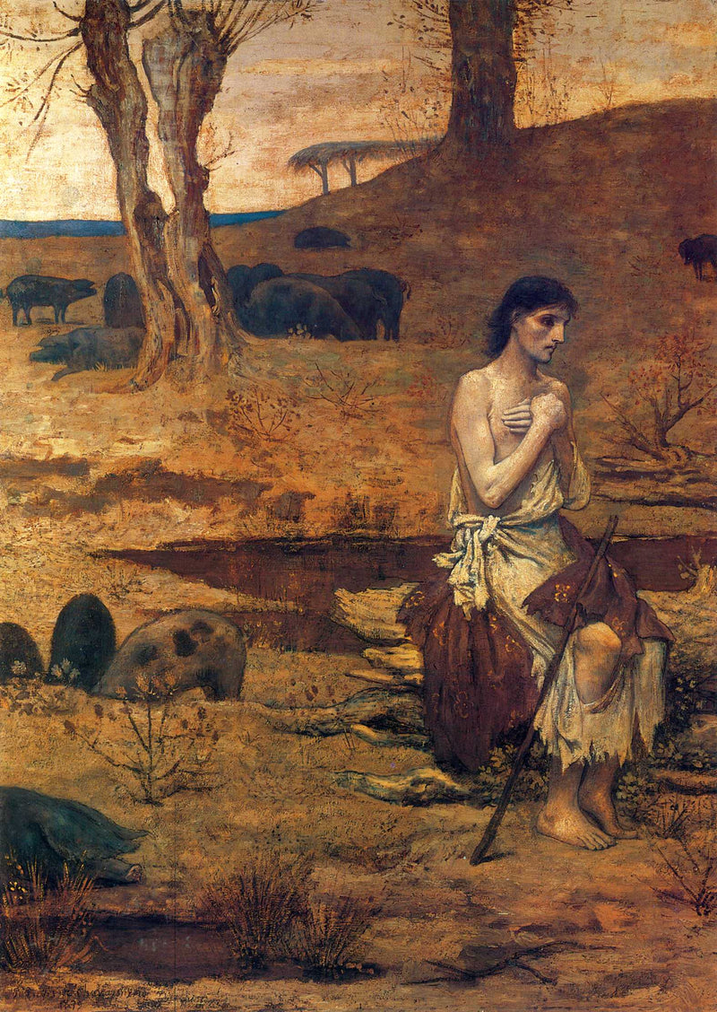 The Prodigal Son 2 by Pierre Puvis de Chavannes — Oil Painting Reproduction