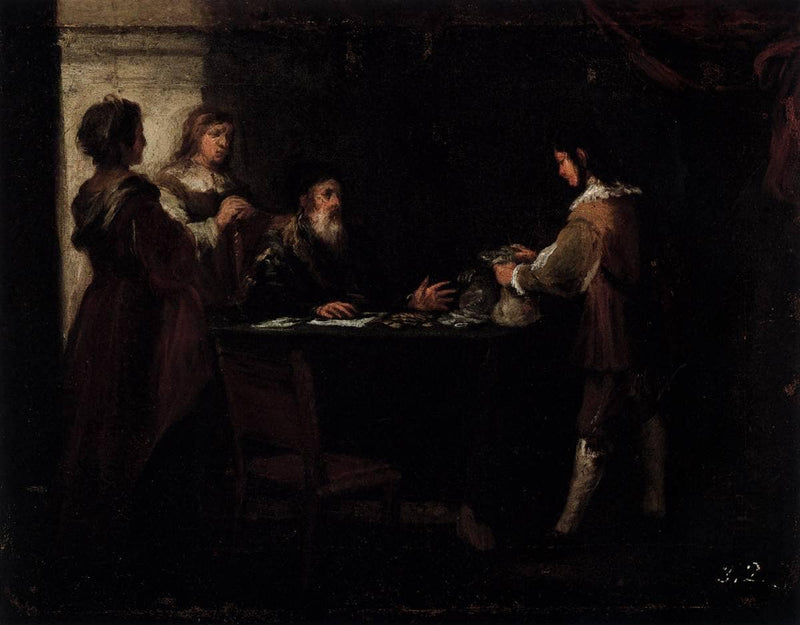 The Prodigal Son Receives His Rightful Inheritance by Bartolome Esteban Murillo — Oil Painting Reproduction