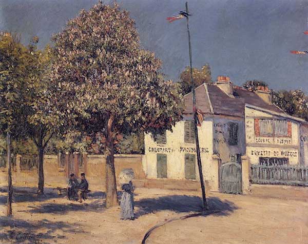 The Promenade at Argenteuil by Gustave Caillebotte — Oil Painting Reproduction