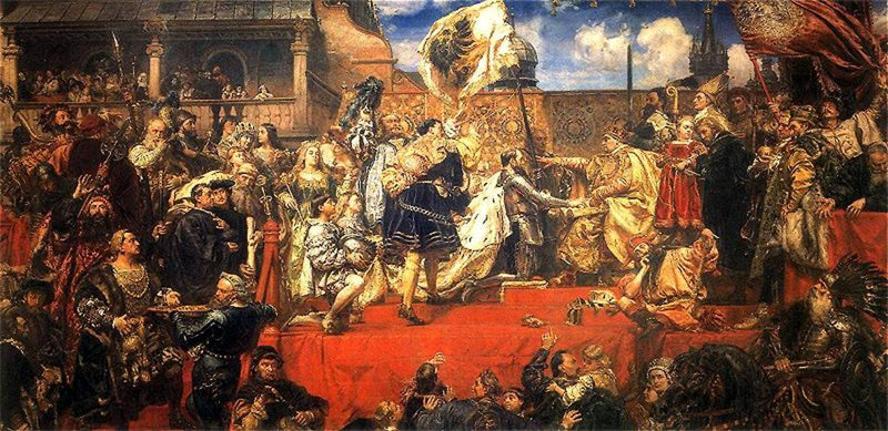 The Prussian Homage by Jan Matejko, Oil Painting Reproduction