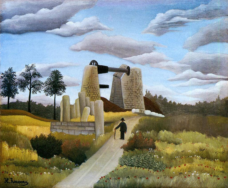 The Quarry by Henri Rousseau — Oil Painting Reproduction