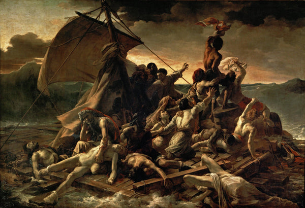 The Raft of the Medusa, by Théodore Géricault, 1819, oil on canvas.