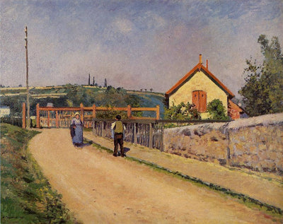 The Railroad Crossing at Les Patis in bedroom