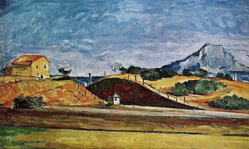 The Railway Cutting by Paul Cezanne — Oil Painting Reproduction