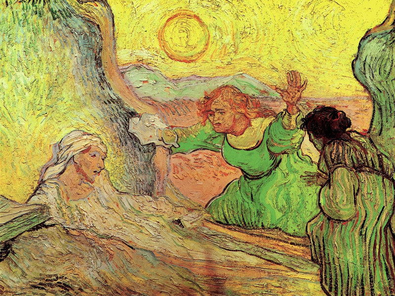 The Raising of Lazarus after Rembrandt by Vincent van Gogh — Oil Painting Reproduction