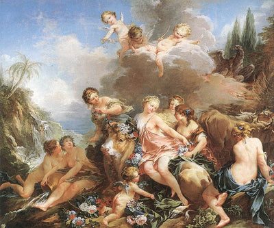 The Rape of Europa in bedroom
