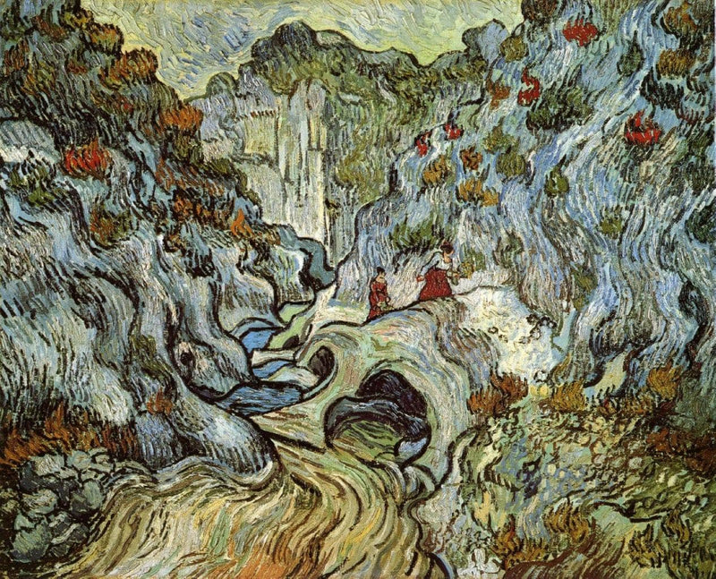 The ravine of the Peyroulets by Vincent van Gogh — Oil Painting Reproduction