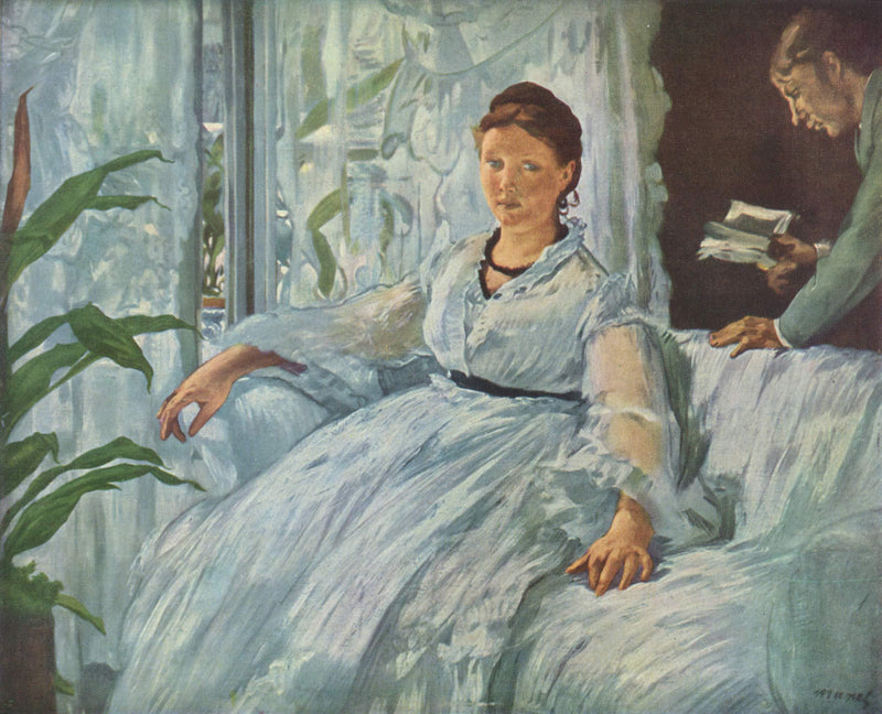 The reading by Edouard Manet — Oil Painting Reproduction