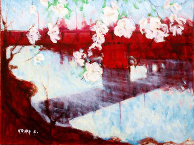 The red bridge in bedroom