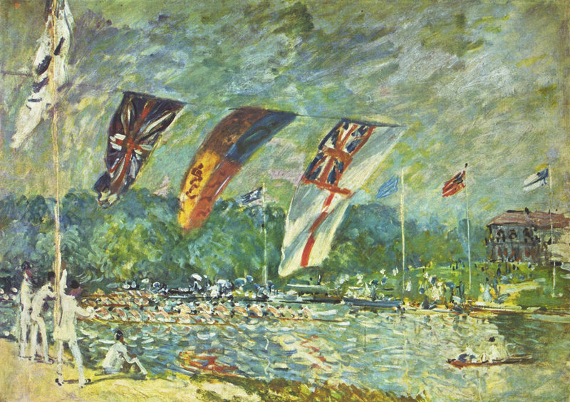 The regattas Moseley by Alfred Sisley — Oil Painting Reproduction