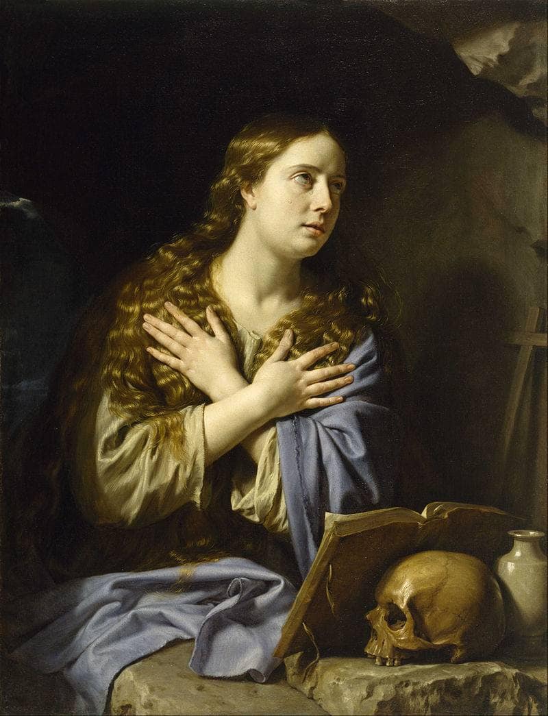 The Repentant Magdalen by Philippe de Champaigne — Oil Painting Reproduction