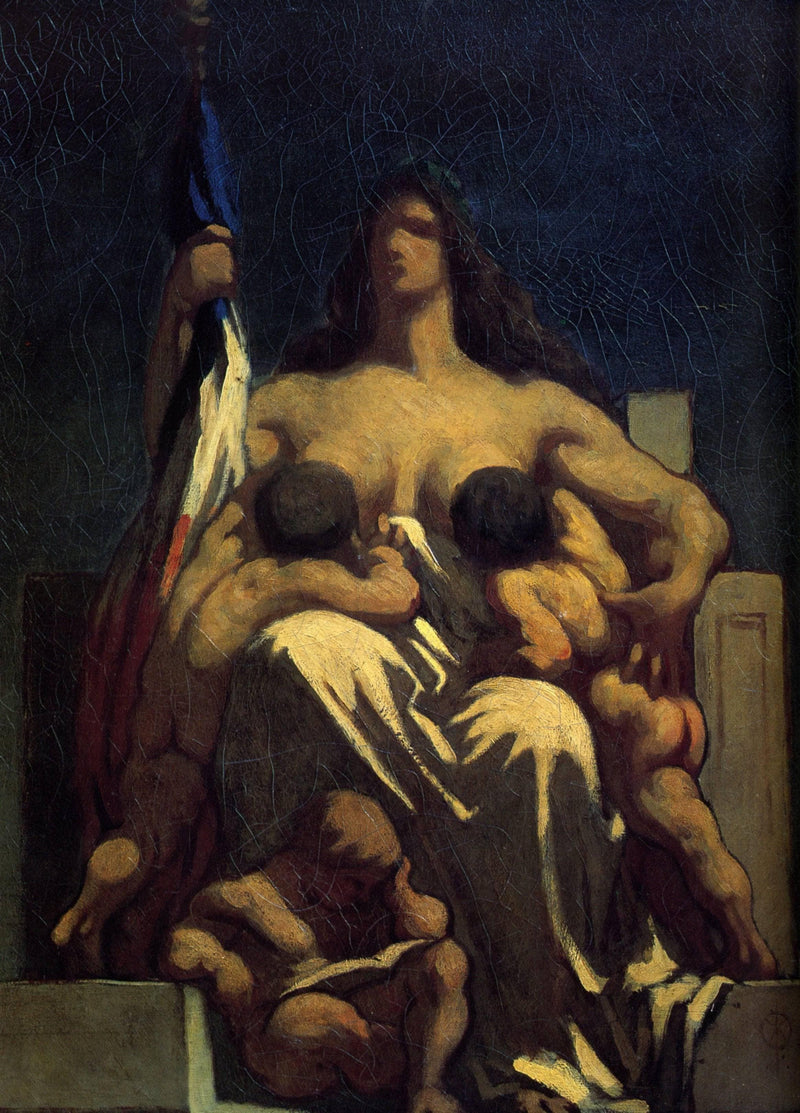 The Republic by Honore Daumier — Oil Painting Reproduction