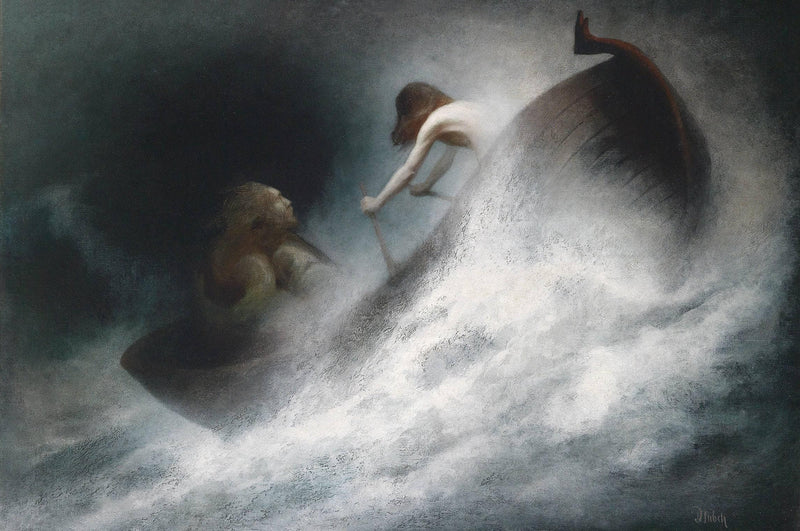 The Rescue by Karl Wilhelm Diefenbach — Oil Painting Reproduction