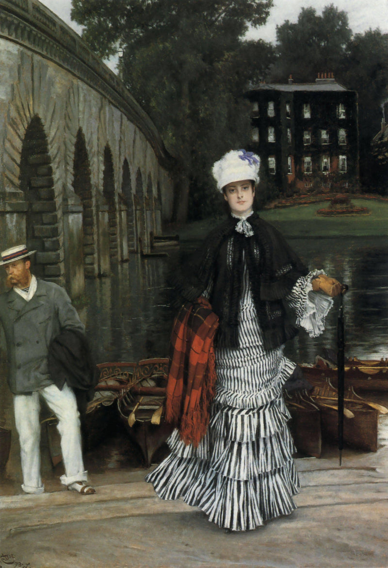 The Return from the Boating Trip by James Tissot — Oil Painting Reproduction