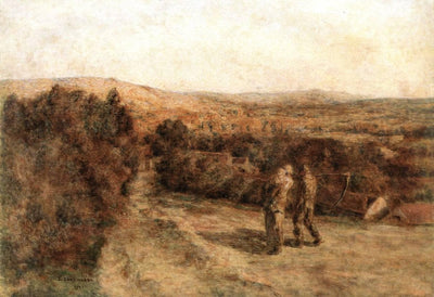 The return from the fields in kitchen
