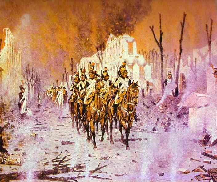 The Return from the Petroff Palace by Vasily Vereshchagin — Oil Painting Reproduction