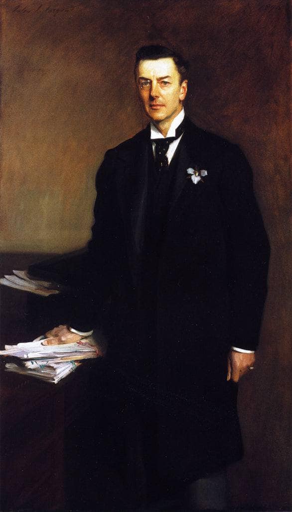 The Right Honourable Joseph Chamberlain by John Singer Sargent — Oil Painting Reproduction