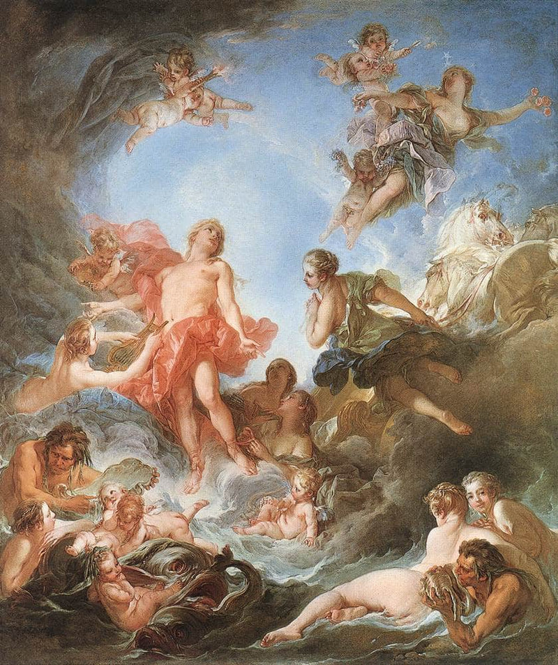 The Rising of the Sun by Francois Boucher — Oil Painting Reproduction