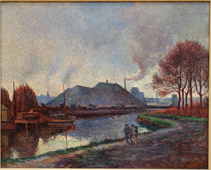 The River Sambre at Charleroi by Maximilien Luce — Oil Painting Reproduction