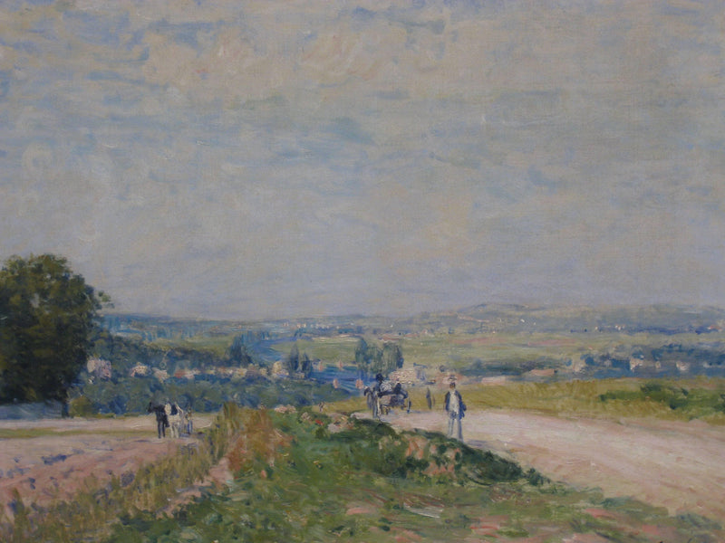 The Road to Louveciennes Montbuisson by Alfred Sisley — Oil Painting Reproduction