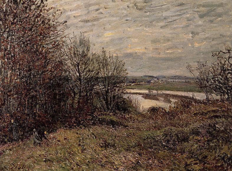 The Roches Courtaut Wood, near By by Alfred Sisley — Oil Painting Reproduction