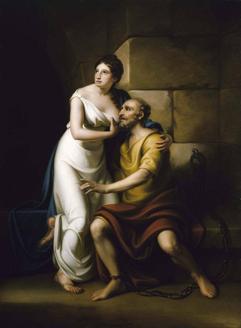 The Roman Daughter by Rembrandt Peale — Oil Painting Reproduction