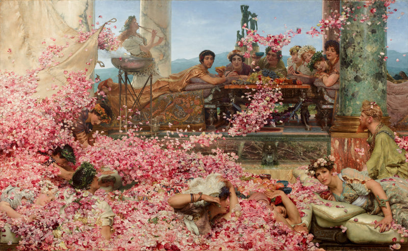 The Roses of Heliogabalus by Sir Lawrence Alma-Tadema — Oil Painting Reproduction