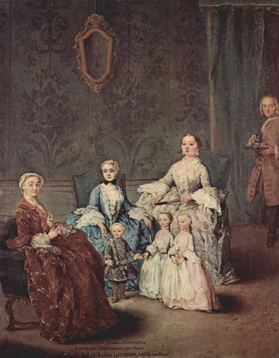The Sagredo Family in home office