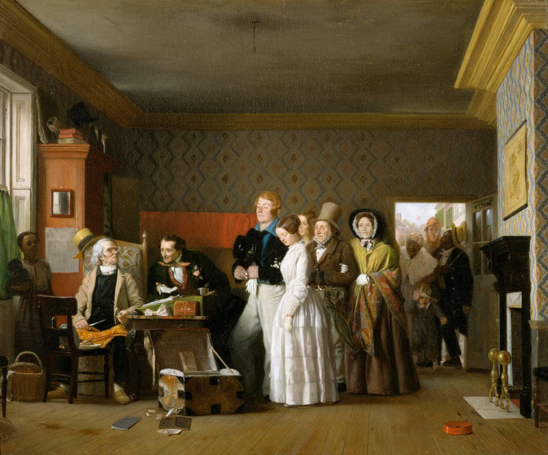 The Sailor's Wedding by Richard Caton Woodville Sr., Oil Painting Reproduction