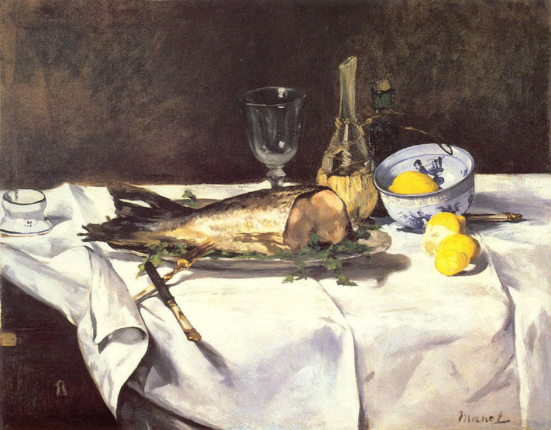 The Salmon by Edouard Manet — Oil Painting Reproduction