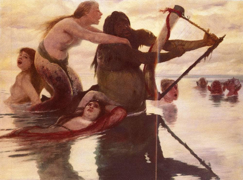 The sea by Arnold Böcklin — Oil Painting Reproduction