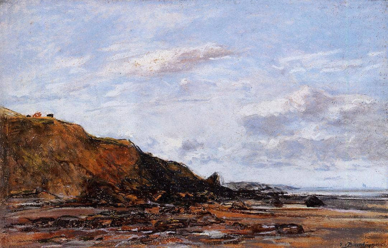 The Sea at Douarnenez by Eugene Boudin — Oil Painting Reproduction