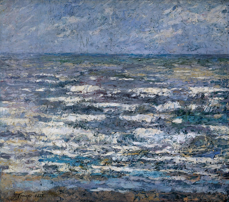 The Sea at Katwijk by Jan Toorop — Oil Painting Reproduction