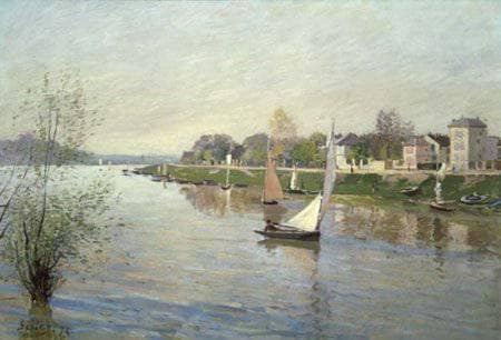 The Seine at Argenteuil by Alfred Sisley — Oil Painting Reproduction