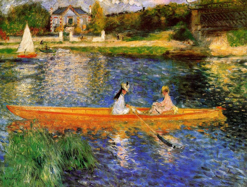 The Seine at Asnieres (The Skiff) by Pierre-Auguste Renoir — Oil Painting Reproduction